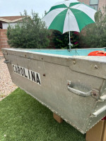 Vintage Valco 8ft Aluminum Fishing Boat w Accessories