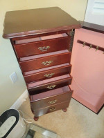 Mahogany Jewelry Dresser