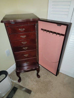 Mahogany Jewelry Dresser