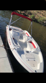 Deck Boat VIP Deckliner, seats 10, well maintained, lake ready.