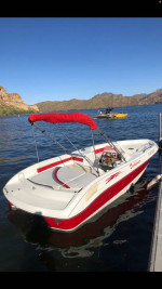 Deck Boat VIP Deckliner, seats 10, well maintained, lake ready.