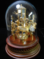 Franklin Mint Carousel 4 Horse Brooch Pins