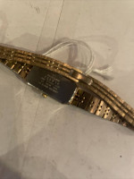 Citizens Quarts Womens Gold on Gold Watch Beautiful Slim Elegant