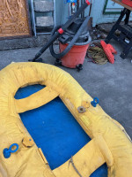 Two-man rubber boat