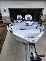 12' Boat, Trailer with Honda 9.9 HP
