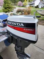 12' Boat, Trailer with Honda 9.9 HP