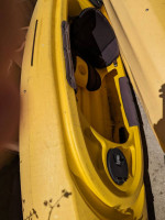 Two single person kayaks