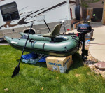 Inflatable Pack Raft w/ Motor
