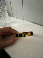 Custom Made Sterling Black Golden Bracelet