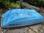 SMALL COLUMBIA FIBERGLASS BOAT 8foot