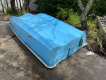 SMALL COLUMBIA FIBERGLASS BOAT 8foot