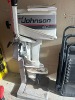 1986 johnson 4.0 boat motor and stand