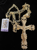 JEWELRY PACKAGE DEAL RINGS RUBY DIAMOND BRACELET NECKLACE CROSS GOLD
