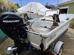 2005 14 ft Livingston boat + 4 stroke Mercury
