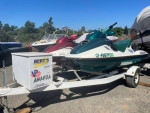 TWO 1998 SeaDoo GTX Freshwater with trailer