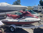 TWO 1998 SeaDoo GTX Freshwater with trailer