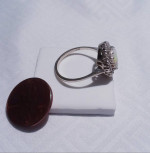 1.25 Carat Opal & Diamond 14K 3.3 Grams Retail Price $1250