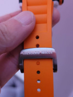Richard Mille RM Orange White Ceramic Case Swiss Automatic Bubba Watson watch