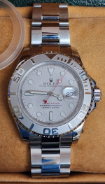 2000 Rolex Yacht Master Stainless Steel All Original Complete Set Near