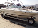 23' SeaRay Open Bow 7.4 Merc + Trailer