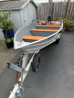 13' Aluminum Boat and Trailer