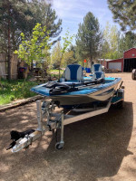 15 and a half foot Astro Bass boat