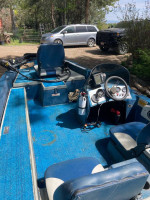 15 and a half foot Astro Bass boat