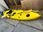 Kayak w/ Paddle with Cover .  10'