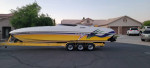 AMAZING 32' SLEEK POWER BOAT FOR SALE - TWIN 502'S w/only 250 hrs!