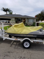 GTX 4-TEC Supercharged 185 HP and Multipurpose trailer.