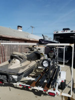 GTX 4-TEC Supercharged 185 HP and Multipurpose trailer.