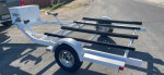 Zieman JB-2 Dual Ski Trailer Double New Tires Lights Bunks Long Model