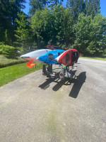 Go easy sylvan trailer and kayaks