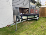 12' StarCraft Aluminum Fishing Boat, EZ Loader Trailer, Evinrude 15hp