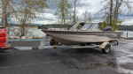 1998 Crestliner 1850 Tournament Edition fishing Boat & trailer