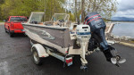1998 Crestliner 1850 Tournament Edition fishing Boat & trailer