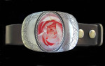 Vintage Rose Pewter Belt Buckle by The Urge to Adorn