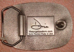 Vintage Rose Pewter Belt Buckle by The Urge to Adorn