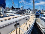 Sail Boat & Monterey Harbor Slip