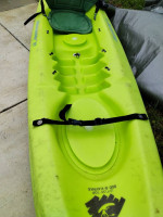 2 Sit on Top 11' Ocean Kayak Scramblers + Padded Seats