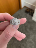 Women's Wedding Ring with Bands - Size 7