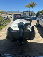 12 foot aluminum boat and trailer