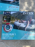 Intex River Run 1 or 2 Single or Double Raft New In Box Float Pool