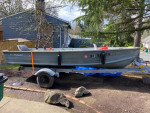 Aluminum 14ft Starcraft with 2 motors 25hp