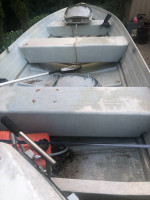 ‘96Spectrum 14’ aluminum  boat with Honda 8 HP motor