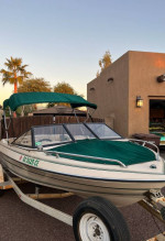 Reinell 170M open bow inboard outboard boat 17ft