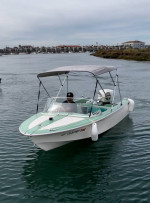 1961 Glasspar Marathon VTG with trailer runabout ski fish boat