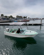 1961 Glasspar Marathon VTG with trailer runabout ski fish boat