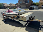 Yamaha 650 and 700 cc jetskis with Trailer