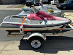 Yamaha 650 and 700 cc jetskis with Trailer